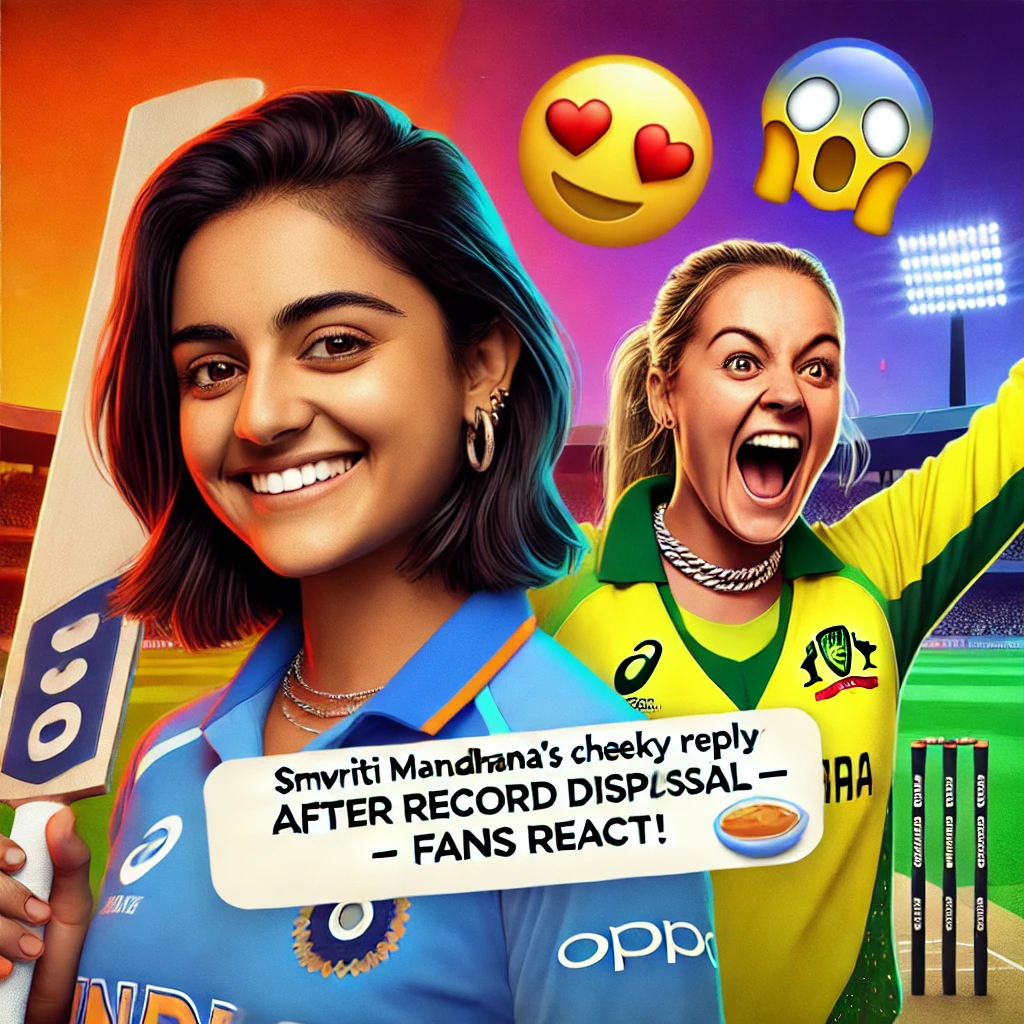 Smriti Mandhana's cheeky response to Ashleigh Gardner